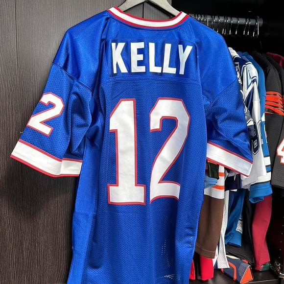 Jim Kelly Buffalo Bills Mitchell & Ness 1994 Authentic NFL Throwback Jersey - Picture 10 of 12